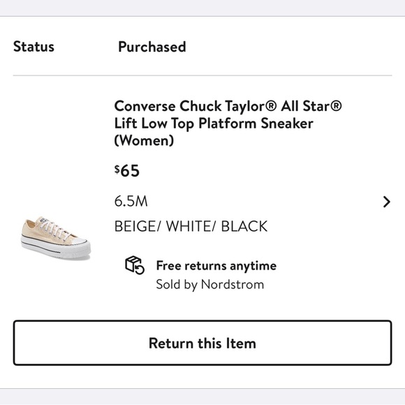 platform converse !!! - Picture 1 of 4